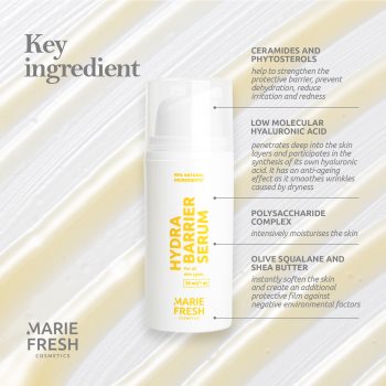 Marie Fresh Cosmetics Hydrate & Restore Serum ser hidratant - imagine 3